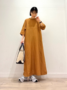 「ママコーディネート」｜amiさん（レディース・160cm）の春コーディネート
