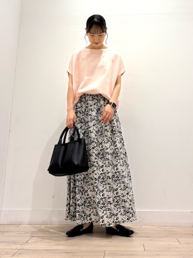「アイテム（トートバッグ）」を使った、amiさん（レディース・160cm・30代）の夏コーディネート