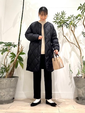 「キルト」｜amiさん（レディース・160cm）の秋コーディネート