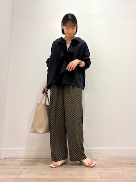 「RODE SKO（ロデスコ）のアイテム」を使った、amiさん（レディース・160cm）の夏コーディネート