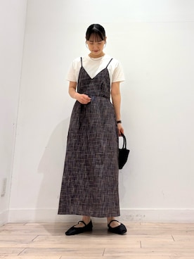 「RODE SKO（ロデスコ）のアイテム」を使った、amiさん（レディース・160cm）の夏コーディネート