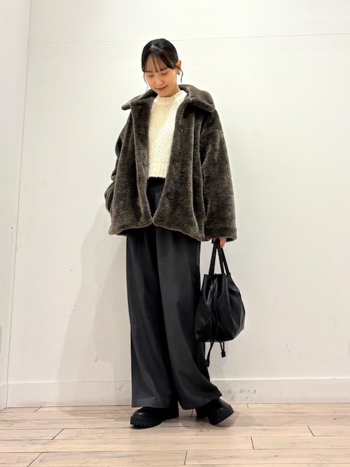 セール】【再入荷】コクーンシルエットボアコート（その他アウター