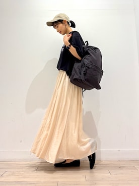 「アイテム（バックパック/リュック）」を使った、amiさん（レディース・160cm・30代）の夏コーディネート