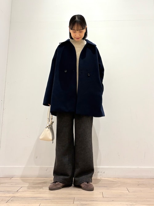 セール】【再入荷】『UR TECH』ミドル丈コート｜冬服/暖かい/吸光発熱