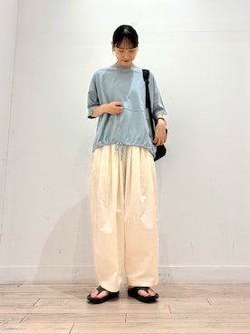 「EKAL（エカル）のアイテム」を使った、amiさん（レディース・160cm）の夏コーディネート