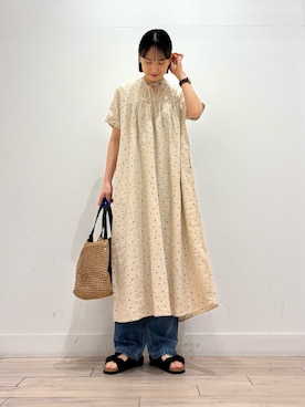 「ママコーディネート」｜amiさん（レディース・160cm）の春コーディネート