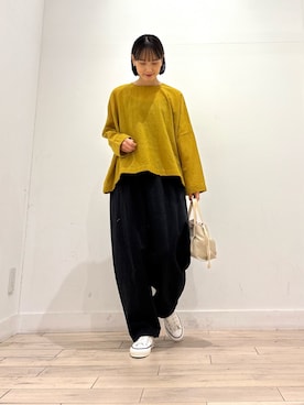 「アイテム（バッグ）」を使った、amiさん（レディース・160cm・30代）の秋コーディネート