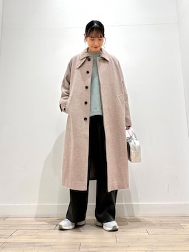 「URBAN RESEARCH DOORS（アーバンリサーチドアーズ）のラグランフレアプルオーバー（Tシャツ/カットソー）」を使った、amiさん（レディース・160cm）の冬コーディネート