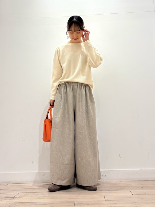 【NEW】アーバンリサーチ ドアーズ（URBAN RESEARCH DOORS）/9分丈ワイドギャザーパンツ セール】9分丈ワイドギャザーパンツ（その他パンツ）｜URBAN RESEARCH