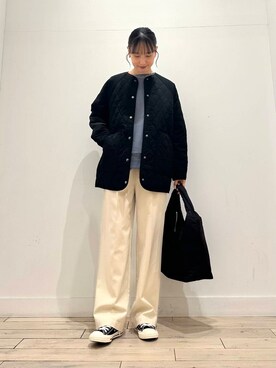 「アイテム（ヘアゴム）」を使った、amiさん（レディース・160cm）の冬コーディネート