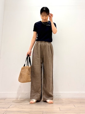 「RODE SKO（ロデスコ）のアイテム」を使った、amiさん（レディース・160cm）の夏コーディネート