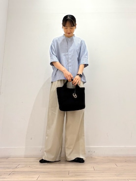 「URBAN RESEARCH Sonny Label（アーバンリサーチサニーレーベル）のアイテム（パンツ）」を使った、amiさん（レディース・160cm）の夏コーディネート