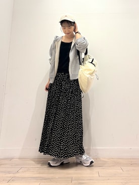 「アイテム（スカート）」を使った、amiさん（レディース・160cm・30代）の秋コーディネート