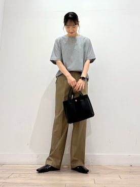 「アイテム（トートバッグ）」を使った、amiさん（レディース・160cm・30代）の夏コーディネート