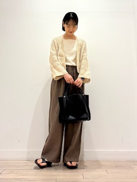 「RODE SKO（ロデスコ）のアイテム（バッグ）」を使った、amiさん（レディース・160cm）の春コーディネート