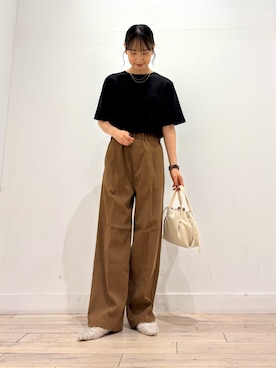 「アイテム（ショルダーバッグ）」を使った、amiさん（レディース・160cm・30代）の夏コーディネート