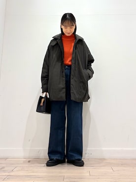 「アイテム（その他アウター）」を使った、amiさん（レディース・160cm・30代）の冬コーディネート