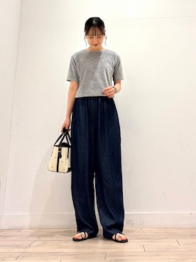 「SMELLY（スメリー）のアイテム（アクセサリー）」を使った、amiさん（レディース・160cm）の夏コーディネート