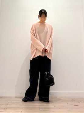 「folna（フォルナ）のアイテム」を使った、amiさん（レディース・160cm）の秋コーディネート