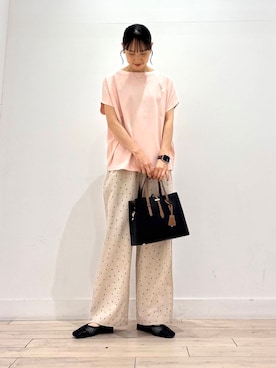 「ストレート×イエベ春」｜「アイテム（アクセサリー）」を使った、amiさん（レディース・160cm）の夏コーディネート