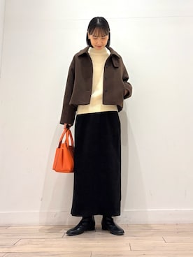 「アイテム（その他アウター）」を使った、amiさん（レディース・160cm・30代）の秋コーディネート