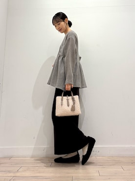 「アイテム（ハンドバッグ）」を使った、amiさん（レディース・160cm・30代）の冬コーディネート