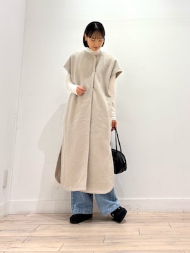 「アイテム（ワンピース/ドレス）」を使った、amiさん（レディース・160cm・30代）の秋コーディネート
