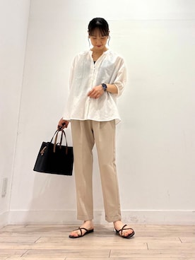 URBAN RESEARCH DOORS - インドコットンタックブラウス URBAN RESEARCH DOORS アーバン URBAN RESEARCH DOORS（アーバンリサーチドアーズ）の「インド
