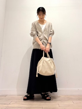 「ストレート×イエベ春」｜「アイテム（アクセサリー）」を使った、amiさん（レディース・160cm）の夏コーディネート