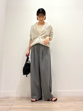 「ママコーディネート」｜amiさん（レディース・160cm）の春コーディネート