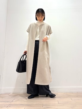 「アイテム（ワンピース/ドレス）」を使った、amiさん（レディース・160cm・30代）の秋コーディネート