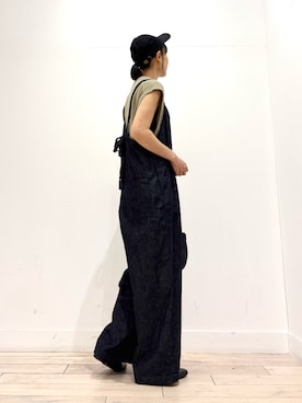 「RODE SKO（ロデスコ）のアイテム」を使った、amiさん（レディース・160cm）の夏コーディネート