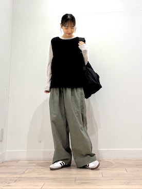 「アイテム（バックパック/リュック）」を使った、amiさん（レディース・160cm・30代）の秋コーディネート
