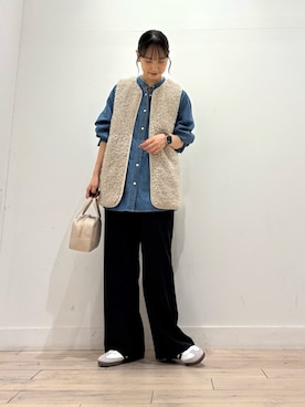 「アイテム（その他アウター）」を使った、amiさん（レディース・160cm）の秋コーディネート
