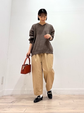 「アイテム（パンプス）」を使った、amiさん（レディース・160cm・30代）の秋コーディネート