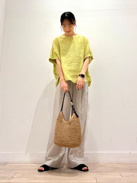 「SMELLY（スメリー）のアイテム（アクセサリー）」を使った、amiさん（レディース・160cm）の夏コーディネート