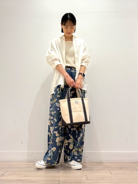 「ママコーディネート」｜amiさん（レディース・160cm）の春コーディネート