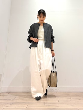 「URBAN RESEARCH DOORS（アーバンリサーチドアーズ）のアイテム（タンクトップ）」を使った、amiさん（レディース・160cm）の秋コーディネート