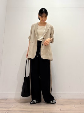 「ママコーディネート」｜amiさん（レディース・160cm）の春コーディネート