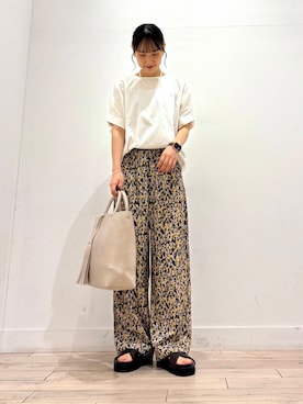「アイテム（イヤリング）」を使った、amiさん（レディース・160cm）の夏コーディネート