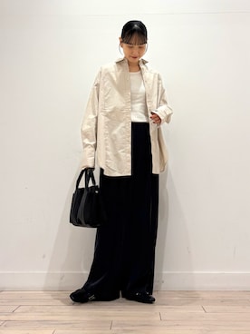 「LAATO（ラート）のアイテム」を使った、amiさん（レディース・160cm）の冬コーディネート