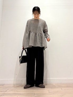 「アイテム（ショルダーバッグ）」を使った、amiさん（レディース・160cm・30代）の秋コーディネート