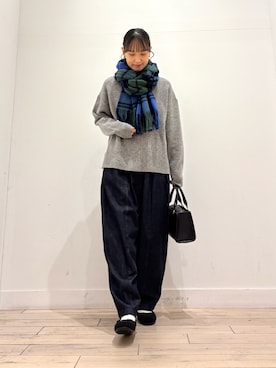 「アイテム（その他アウター）」を使った、amiさん（レディース・160cm・30代）の冬コーディネート