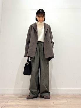 「アイテム（その他アウター）」を使った、amiさん（レディース・160cm・30代）の秋コーディネート