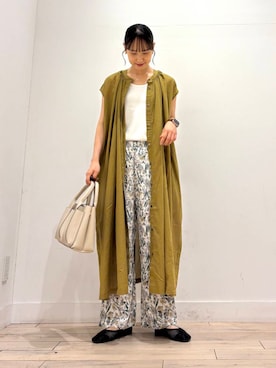 「SMELLY（スメリー）のアイテム」を使った、amiさん（レディース・160cm）の夏コーディネート