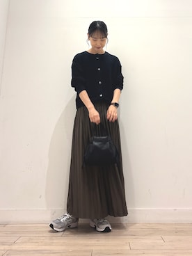 「アイテム（スカート）」を使った、amiさん（レディース・160cm・30代）の秋コーディネート