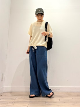 「URBAN RESEARCH Sonny Label（アーバンリサーチサニーレーベル）のアイテム（パンツ）」を使った、amiさん（レディース・160cm）の夏コーディネート