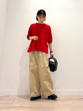 「アーバンリサーチドアーズ」｜「アイテム（アクセサリー）」を使った、amiさん（レディース・160cm）の秋コーディネート