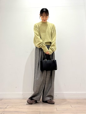 「アイテム（ハンドバッグ）」を使った、amiさん（レディース・160cm・30代）の冬コーディネート