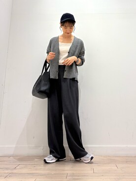 「完声パンツ」｜amiさん（レディース・160cm）の秋コーディネート